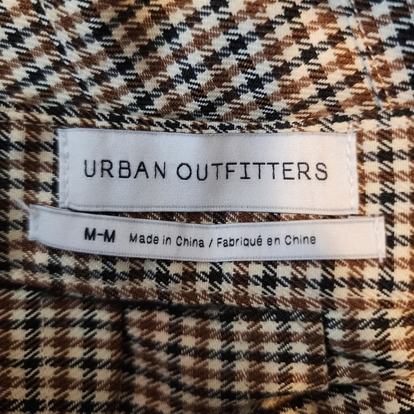 Urban Outfitters Micro Plaid Houndstooth Pleated Mini Skirt Women's Medium M EUC - Picture 6 of 8
